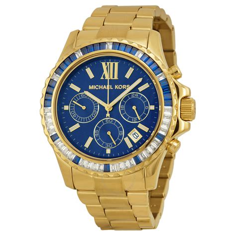 michael kors watch navy dial